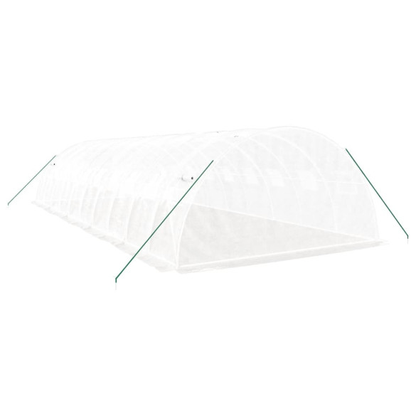 Seră 10x4m - Cadru Oțel, Acoperiș PE 140g/m² Seră 10x4m - Cadru Oțel, Acoperiș PE 140g/m²