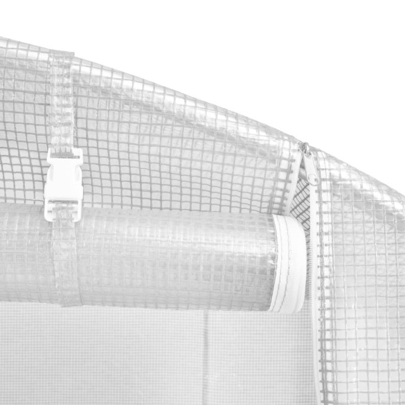 Seră 10x4m - Cadru Oțel, Acoperiș PE 140g/m² Seră 10x4m - Cadru Oțel, Acoperiș PE 140g/m²
