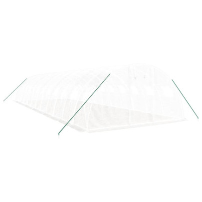 Seră Albă de Oțel 12x4m - Cultivă Protejată | Livrare Gratuită