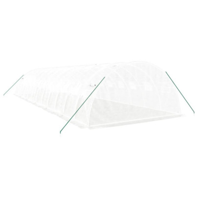 Seră Albă de Oțel 12x4m - Cultivă Protejată | Livrare Gratuită