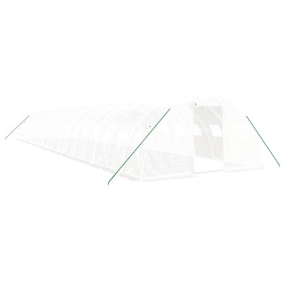 Seră Albă de Oțel 18x4m - Cultivă Fructe și Legume