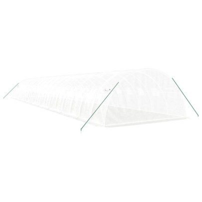 Seră Albă de Oțel 18x4m - Cultivă Fructe și Legume