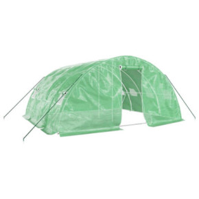 Seră Verde 20m² cu Cadru Oțel | Livrare Gratuită 2