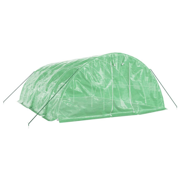 Seră Verde 30m² cu Cadru Oțel | Livrare Gratuită Seră Verde 30m² cu Cadru Oțel | Livrare Gratuită