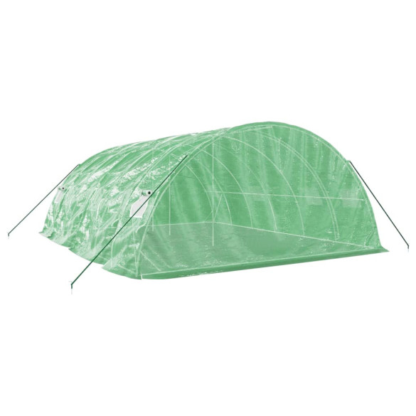 Seră Verde 30m² cu Cadru Oțel | Livrare Gratuită Seră Verde 30m² cu Cadru Oțel | Livrare Gratuită