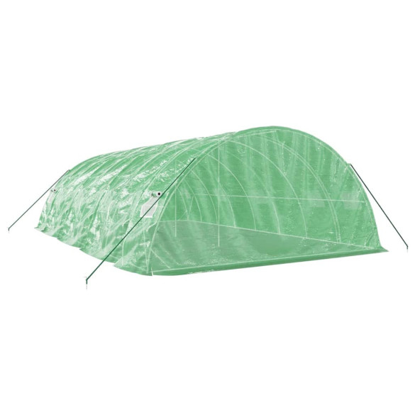 Seră Verde 40 m² - Cadru Oțel | Livrare Gratuită Seră Verde 40 m² - Cadru Oțel | Livrare Gratuită