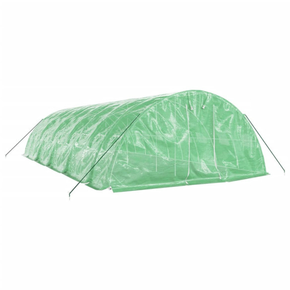 Seră din Oțel Verde 50m² - Cultivă Legume și Plante Seră din Oțel Verde 50m² - Cultivă Legume și Plante