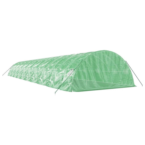 Seră Verde 100m² cu Cadru Oțel | Livrare Gratuită Seră Verde 100m² cu Cadru Oțel | Livrare Gratuită