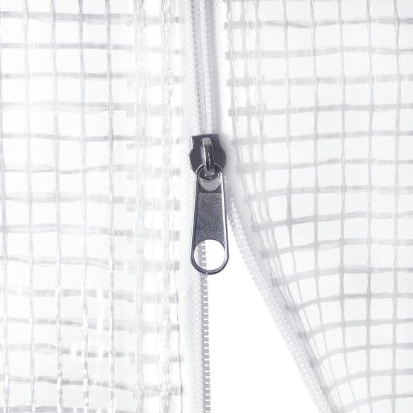 Seră Albă din Oțel 70 m² - Cultivă Legume și Fructe