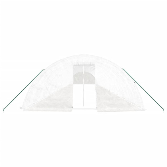 Seră Albă de Oțel 120 m² - Cultivă Fructe și Legume