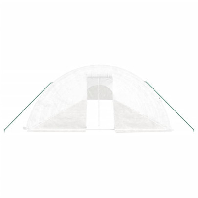 Seră Albă de Oțel 120 m² - Cultivă Fructe și Legume