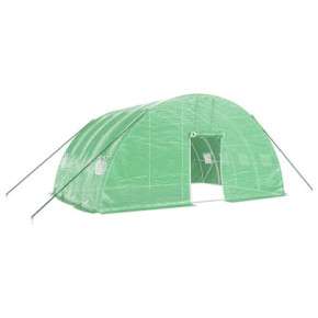 Seră Verde Oțel 24 m² - Livrare Gratuită 2