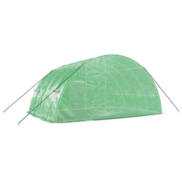 Seră Verde Oțel 24 m² - Livrare Gratuită Seră Verde Oțel 24 m² - Livrare Gratuită