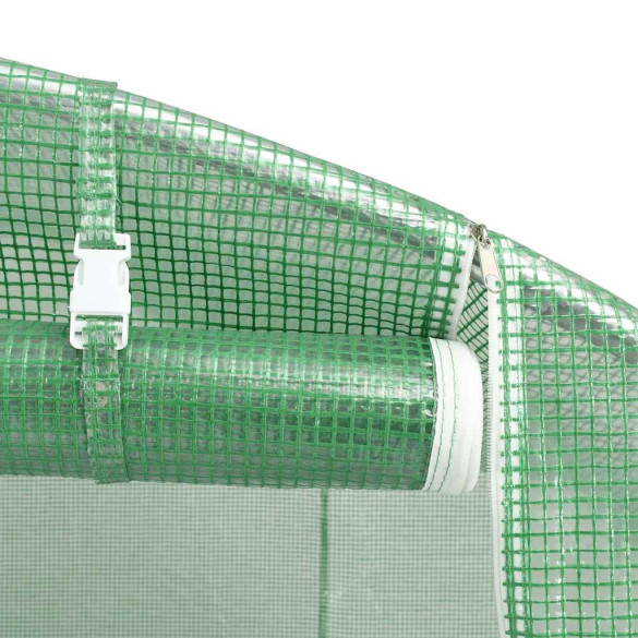 Seră Verde Oțel 24 m² - Livrare Gratuită Seră Verde Oțel 24 m² - Livrare Gratuită