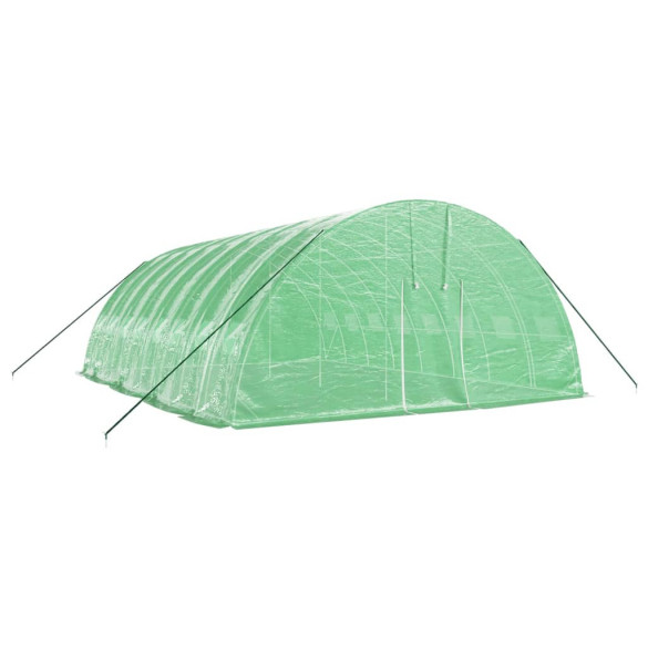 Seră Verde Oțel 48m² - Livrare Gratuită | 8x6x2,85m Seră Verde Oțel 48m² - Livrare Gratuită | 8x6x2,85m