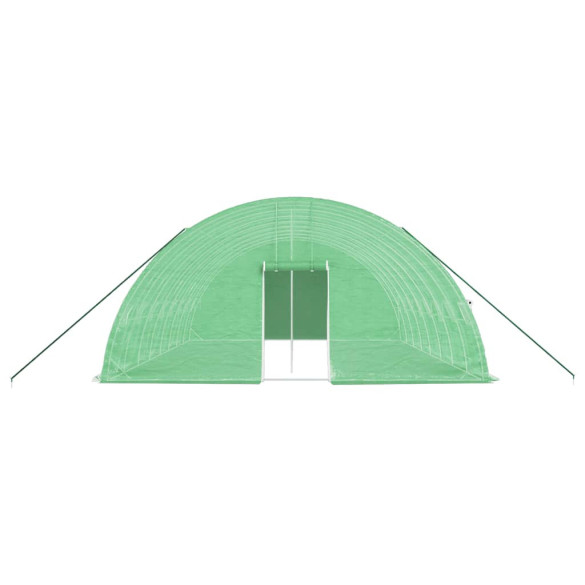 Seră Verde Oțel 48m² - Livrare Gratuită | 8x6x2,85m Seră Verde Oțel 48m² - Livrare Gratuită | 8x6x2,85m