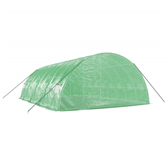 Seră Verde Oțel 48m² - Livrare Gratuită | 8x6x2,85m Seră Verde Oțel 48m² - Livrare Gratuită | 8x6x2,85m