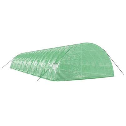 Seră din Oțel 18x6m - Acoperire PE 140g/m² - Livrare Gratuită