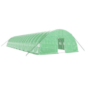 Seră Verde 120m² cu Cadru Oțel | Livrare Gratuită 2