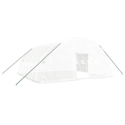 Seră Albă de Oțel 36m² - Livrare Gratuită