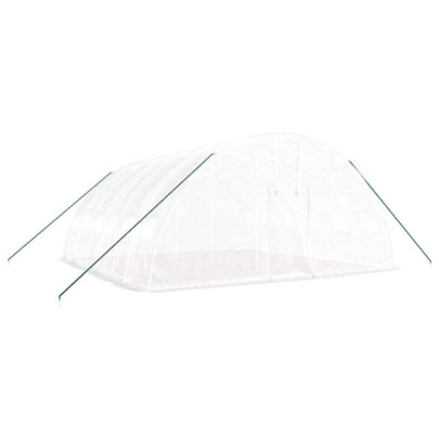 Seră Albă de Oțel 36m² - Livrare Gratuită