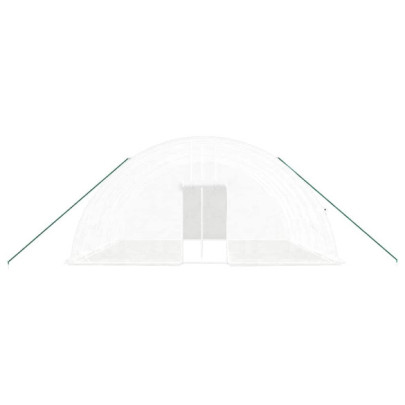 Seră Albă de Oțel 36m² - Livrare Gratuită