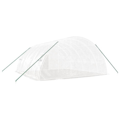 Seră Albă de Oțel 36m² - Livrare Gratuită