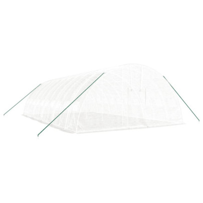 Seră Albă de Oțel 60 m² - Cultivă Fructe și Legume