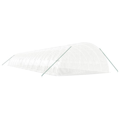 Seră Albă din Oțel - 144 m² - Livrare Gratuită