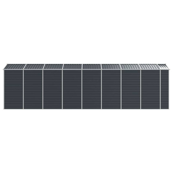 Șopron Grădină Metalic Antracit - Depozitare Exterioară