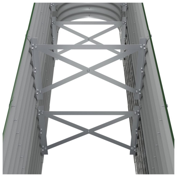 Strat Înălțat Grădină din Oțel | 260x40x68 cm | Livrare Gratuită