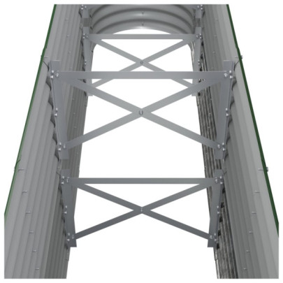 Strat Înălțat Grădină din Oțel | 260x40x68 cm | Livrare Gratuită