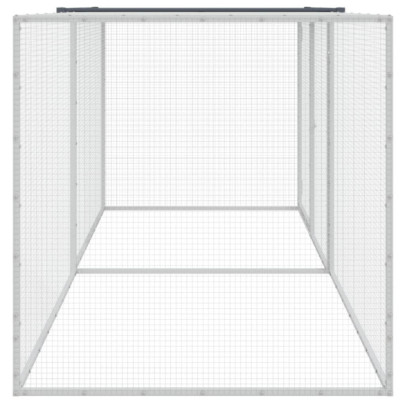 Coteț pui oțel galvanizat cu acoperiș - Livrare gratuită