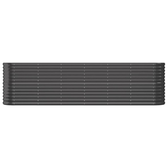 Strat Înălțat Grădină 260x40x68 cm - Oțel Antracit | Livrare Gratuită