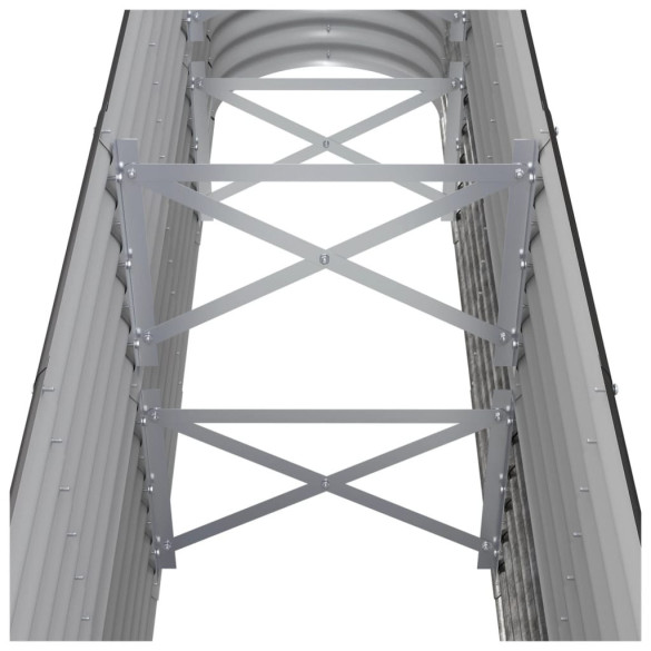 Strat Înălțat Grădină 260x40x68 cm - Oțel Antracit | Livrare Gratuită