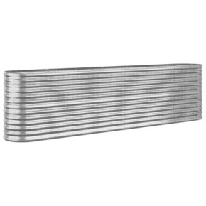 Strat Înălțat Grădină Metalic 260x40x68 cm - Livrare Gratuită 2