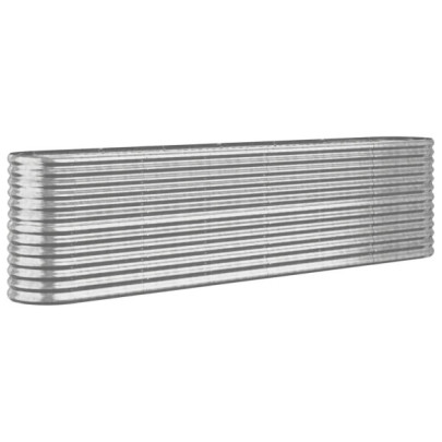 Strat Înălțat Grădină Metalic 260x40x68 cm - Livrare Gratuită