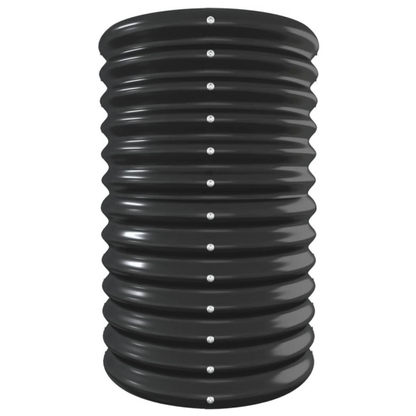 Strat Înălțat Grădină Oțel Antracit 332x40x68 cm