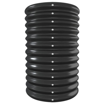 Strat Înălțat Grădină Oțel Antracit 332x40x68 cm