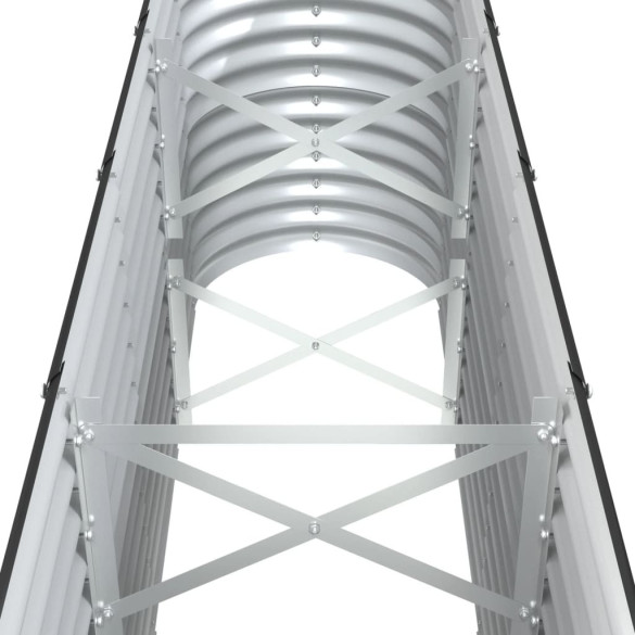 Strat Înălțat Grădină Oțel Antracit 332x40x68 cm