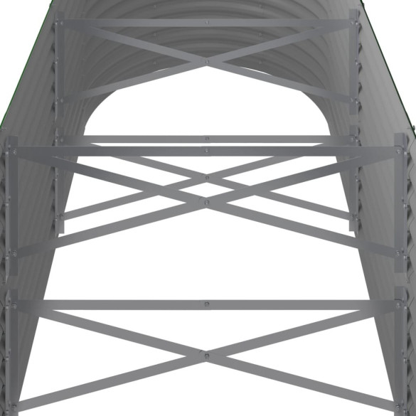 Strat Înălțat Grădină Metalic 296x80x68 cm - Livrare Gratuită