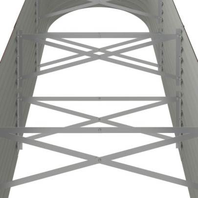 Strat Înălțat Grădină 296x80x68 cm - Oțel Rezistent