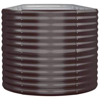 Strat Înălțat Grădină din Oțel | 368x80x68 cm | Livrare Gratuită