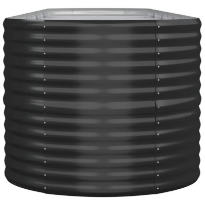 Strat Înălțat Grădină Oțel 368x80 cm - Livrare Gratuită