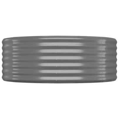 Strat Înălțat Grădină din Oțel | 322x100x36 cm | Livrare Gratuită