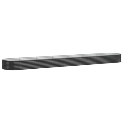 Strat Înălțat Grădină Oțel 544x100x36 cm - Comandă Cu Livrare Gratuită