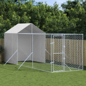 Padoc Exterior Acoperit pentru Animale 2x6x2,5m