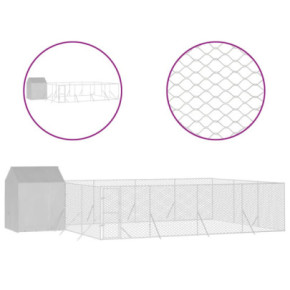 Padoc Exterior 10x6m Acoperit - Oțel Galvanizat | Livrare Gratuită 2