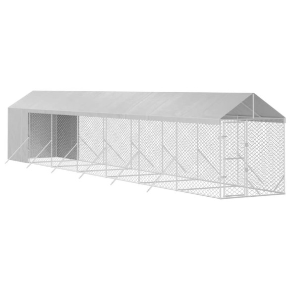 Padoc Exterior Acoperit 2x14x2,5m - Oțel Galvanizat | Livrare Gratuită
