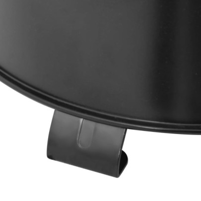 Aragaz cu lemne pentru camping - negru, metal